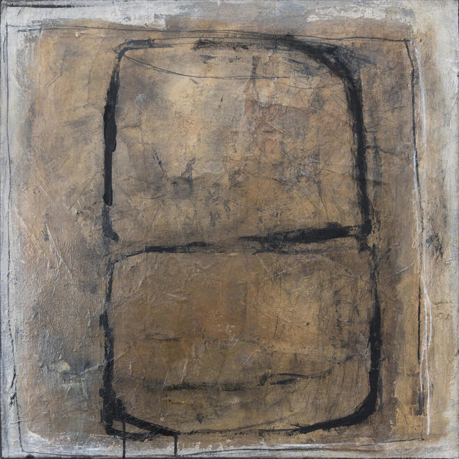 The Vestle | Mixed Media on Canvas | 65 X 65 cm
