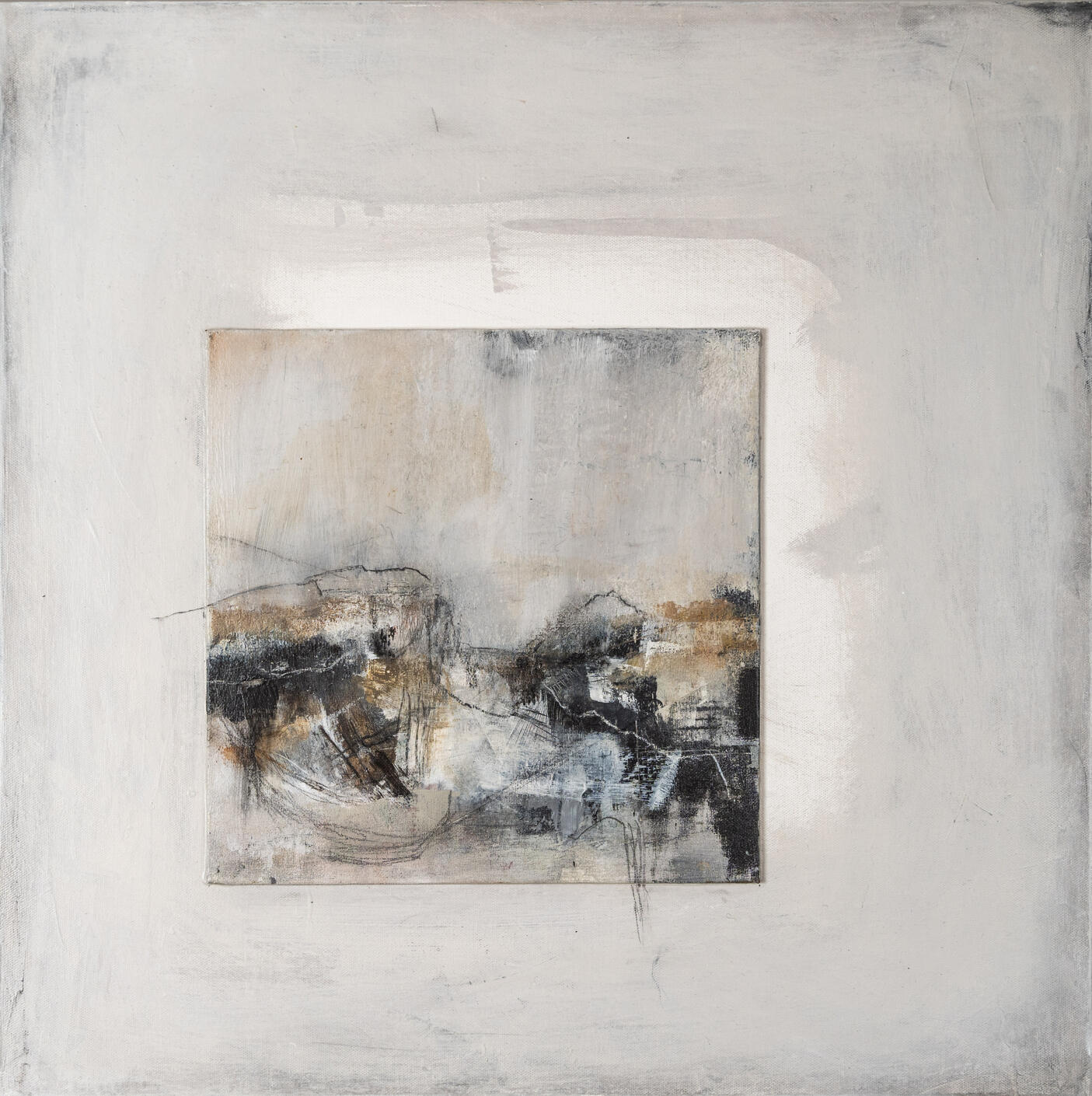 Wild West II. | Mixed Media on Board | 60 X 60 /3.5 cm