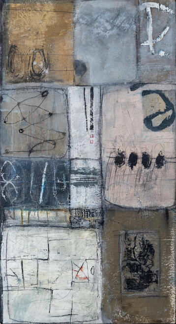 Prelude I. | Mixed Media on Canvas | 50 X 70 cm