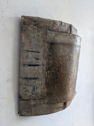 Oct One | Mixed Media on Wooden Support - | 125 X 80 cm_