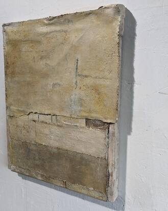 Construction No1.| Mixed Media on Canvas - | 85 X 90 cm