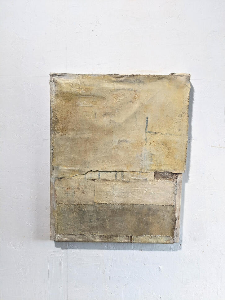 Constuction No1.| Mixed Media on Canvas - | 85 X 90 cm_